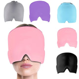 ♾️Cold and hot Therapy Migraine Relief Cap / Migraine Ice Head Wrap Ice Pack Mask♾️