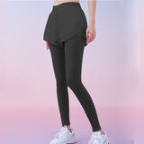 ♾️SHORT AND LONG LEGGING 2 IN 1 WITH POCKET TOMMY CONTROL FOR FITNESS WORKOUT, BLACK🖤♾️