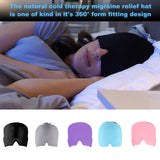 ♾️Therapeutic ice gel cap for migraine sinnus tension puffy eyes cranial and facial tension and stress♾️