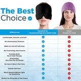 ♾️Migraine headache relief gel ice hot cap therapy Cold Compress gel elastic face mask