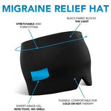 ♾️Cold and hot Therapy Migraine Relief Cap / Migraine Ice Head Wrap Ice Pack Mask♾️